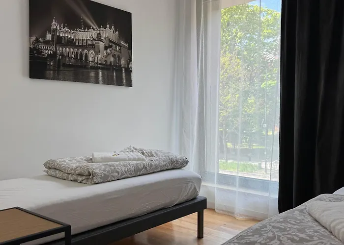 Pokój jednoosobowy z widokiem na zieleń